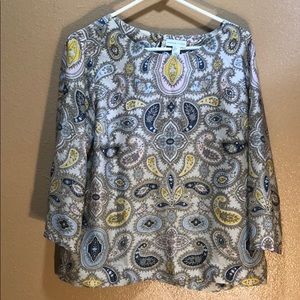 Adrienne Vittadini Silk Blouse